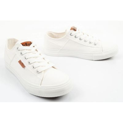 7. Lee Cooper buty sportowe damskie trampki modne białe wygodne