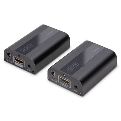 10. DIGITUS PRZEDŁUŻACZ (EXTENDER) HDMI 30M/60M PO SKRĘTCE CAT.6 4K2K 30HZ/60HZ UHD HDCP 2.2 IR AUDIO (ZESTAW) DS-55204