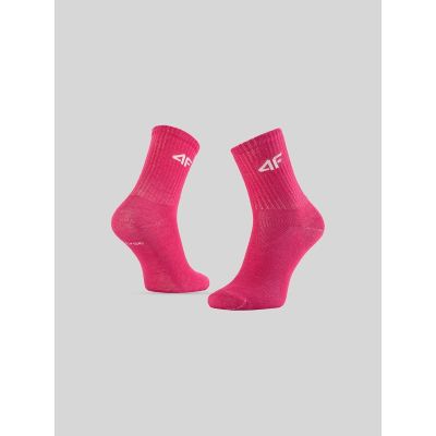 3. Skarpetki długie (4-pack) dziewczęce 4F 4FJRAW26USOCF1010-91S
