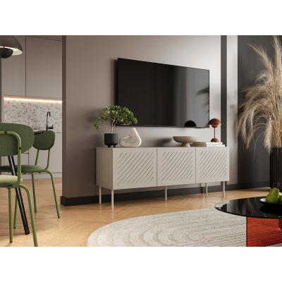 3. Szafka RTV SIENA 150,5x40x60 kaszmir mat