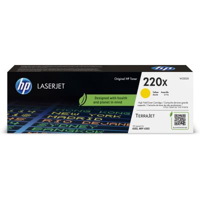 4. HP Oryginalny wkład z żółtym tonerem 220X LaserJet