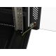 26. LANBERG SZAFA INSTALACYJNA RACK STOJĄCA 19" 24U 600X600 CZARNA DRZWI PRZESZKLONE LCD (FLAT PACK) V2