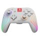 5. PDP Afterglow Wave Biały USB Gamepad Analogowa/Cyfrowa Nintendo Switch, Nintendo Switch Lite, Nintendo Switch OLED