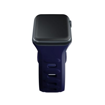 9. Pasek silikonowy 3mk Silicone Watch Strap do Apple Watch 38 / 40 / 41 mm - niebieski