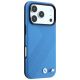 4. Etui BMW M Tire Track Metal Logo MagSafe na iPhone 17 Pro / 18 Pro - niebieskie