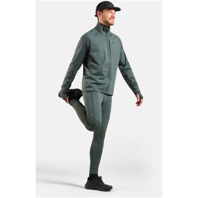 9. Kurtka ocieplana Odlo Jacket ZEROWEIGHT PRO WARM REFLECTIVE zielona