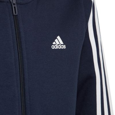 12. Bluza adidas Essentials 3-Stripes Fleece Full-Zip Hoodie Jr IC0600