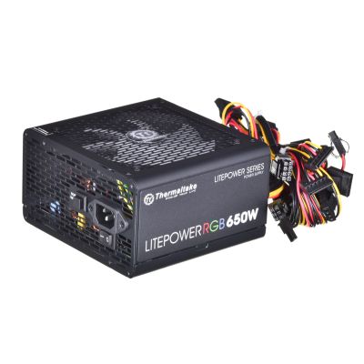 2. Zasilacz Thermaltake Litepower RGB PS-LTP-0650NHSANE-1 (650 W; Aktywne; 120 mm)