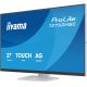 5. iiyama ProLite T2752MSC-W1AG monitor komputerowy 68,6 cm (27") 1920 x 1080 px Full HD LCD Ekran dotykowy Biały