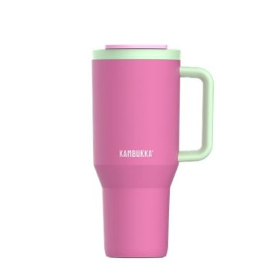 20. Kubek termiczny ze słomką Kambukka Rio Tumbler 950ml, Bubblegum Mint