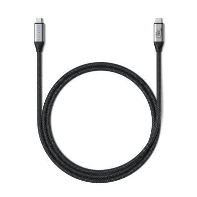 5. Satechi USB4 V2 Pro Cable kabel USB USB4 Gen 4x2 1,2 m USB C 120 Gbit/s 240 W Srebrny, Czarny