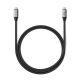 5. Satechi USB4 V2 Pro Cable kabel USB USB4 Gen 4x2 1,2 m USB C 120 Gbit/s 240 W Srebrny, Czarny
