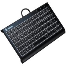 KeySonic KSK-3011ELC (DE) klawiatura Dom USB QWERTZ Niemiecki Czarny