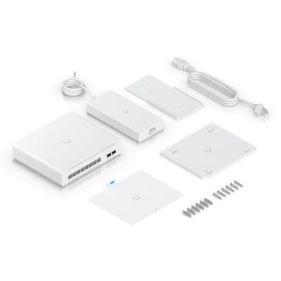 25. Switch UBIQUITI USW-PRO-XG-8-POE UniFi Pro XG 8 PoE Zarządzany L2/L3 10G Ethernet (100/1000/10000) Obsługa PoE Szary