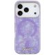 3. Etui Guess IML Shell Script Metal MagSafe na iPhone 17 Pro Max - fioletowe