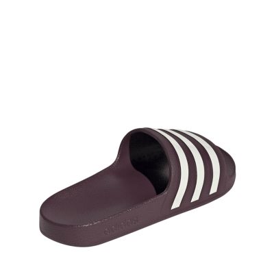 3. Klapki adidas Adilette Aqua bordowe KJ7353