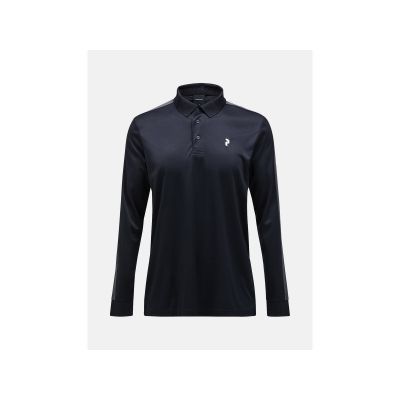 Koszulka PEAK PERFORMANCE Player Longsleeve Polo Men czarny