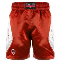 Spodenki bokserskie MASTERS SBOX-MFE czerwone XS
