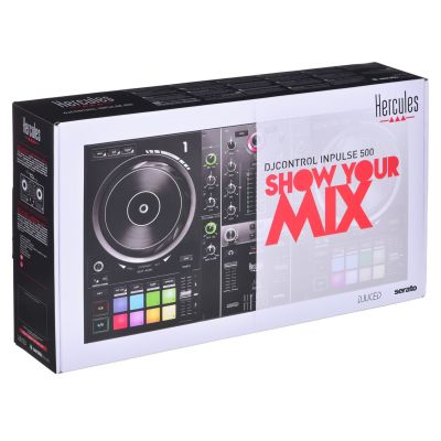 8. Hercules DJControl Inpulse 500 - 2-kanałowy kontroler DJ-ski