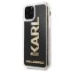 2. Etui Karl Lagerfeld Karl logo Glitter na iPhone 11 Pro - czarne