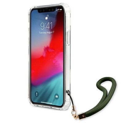 5. Etui Guess Camo Collection na iPhone 12 / iPhone 12 Pro - zielone