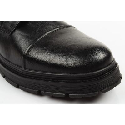 7. Wrangler buty męskie trzewiki Gillen Fur czarne ocieplane botki modne