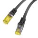 3. LANBERG PATCHCORD KAT.6A S/FTP LSZH CU 0.25M CZARNY FLUKE PASSED