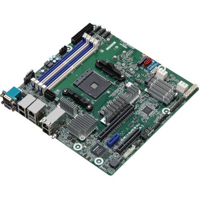 2. Płyta główna ASRock X570D4U-2L2T/BCM 1x AM4 AMD Ryzen X570 (4xDIMM, SATA, 2xM.2, 2xGbE, 2x10GbE, IPMI)