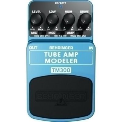 4. Behringer TM300 pedał z efektami Czarny, Niebieski