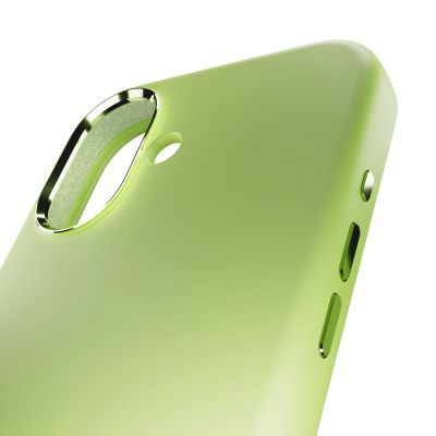 8. Etui silikonowe Puro Icon Mag Pro Liquid Silicone na iPhone 17 kompatybilne z MagSafe, z ochroną aparatu i aluminiowymi przyciskami - zielone