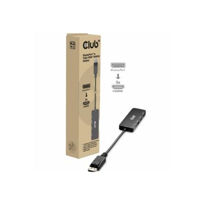 11. Adapter I/O DP do HDMI potrójny CSV-7330 CLUB3D