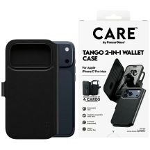 Etui CARE by PanzerGlass Feature Tango 2w1 Wallet Case MagSafe na iPhone 17 Pro Max - czarne