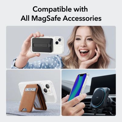 7. Etui ESR Classic Hybrid Halolock z MagSafe na iPhone 13 / iPhone 14 - przezroczyste