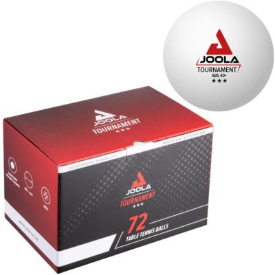 11. PIŁECZKI DO TENISA STOŁOWEGO JOOLA TOURNAMENT 3 GWIAZDKI 72SZT BIAŁE