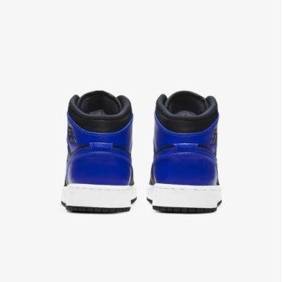 6. Buty dziecięce Air Jordan 1 Mid Hyper Royal GS - 554725-077