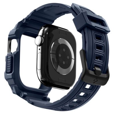 8. Pasek Spigen Rugged Armor Pro na Apple Watch 42 mm - granatowy
