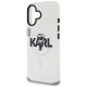 6. Etui Karl Lagerfeld IML Karl Sketch Logo MagSafe na iPhone 16 - przezroczyste