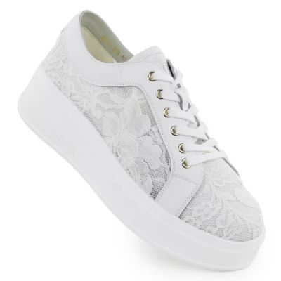 4. Półbuty na platformie S.Barski W HY51-059 OLI286B