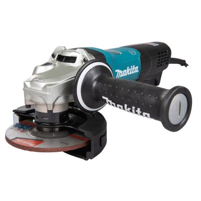 8. MAKITA SZLIFIERKA KĄT.125mm  GA5093X01 1900W WŁĄCZNIK ŁOPATKOWY, REG.OBR., HAMULEC