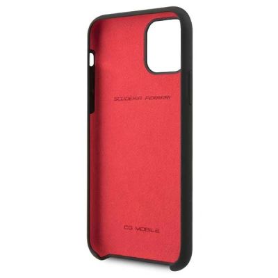 4. Etui Ferrari Silicone na iPhone 11 Pro Max - czarne