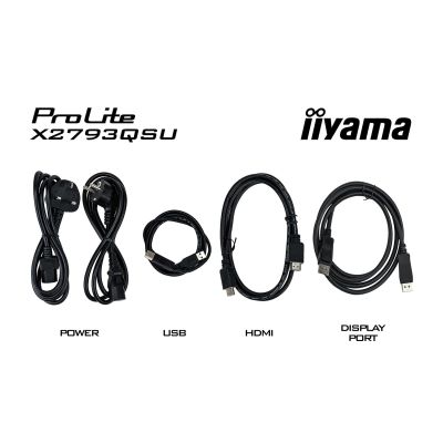 34. iiyama ProLite X2793QSU-B1 monitor komputerowy 68,6 cm (27") 2560 x 1440 px Quad HD LED Czarny