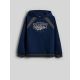 6. Bluza dresowa loose z kapturem chłopięca 4F 4FJRAW26TSWSM3193-31S