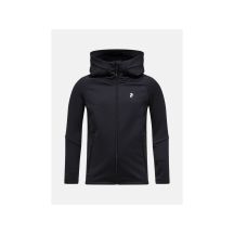 Bluza juniorska PEAK PERFORMANCE Jr Rider Essentials Zip Hood kolor czarny