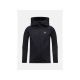 Bluza juniorska PEAK PERFORMANCE Jr Rider Essentials Zip Hood kolor czarny