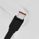 3. Powerbank Dudao K32 22,5W 10000 mAh z wbudowanym kablem USB-C/Lightning - czarny