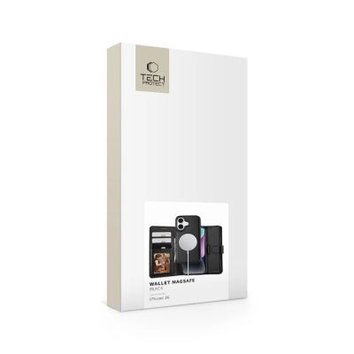 7. Etui Tech-Protect Wallet MagSafe z portfelem na iPhone 16 - czarne