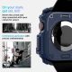 10. Etui Spigen Rugged Armor na Apple Watch 10 46 mm - granatowe