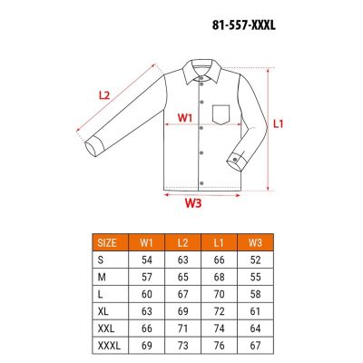 3. NEO tools 81-557-XXXL ubranie robocze Kurtka