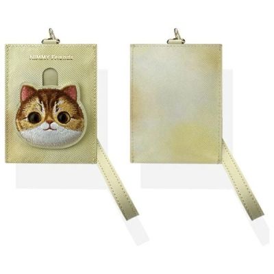 8. Zestaw Nimmy Big Eyed Pet 2.0 Cat 3w1 torebka na telefon + portfel + etui na lokalizator - beżowy
