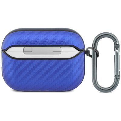 3. Etui BMW M Carbon Metal Logo na AirPods Pro 3 - jasnoniebieskie